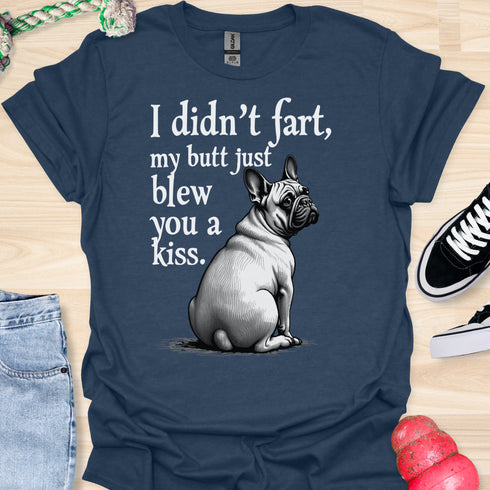 I didn’t fart, my butt just blew a kiss - V9 - Elegant Over The Shoulder T-Shirt